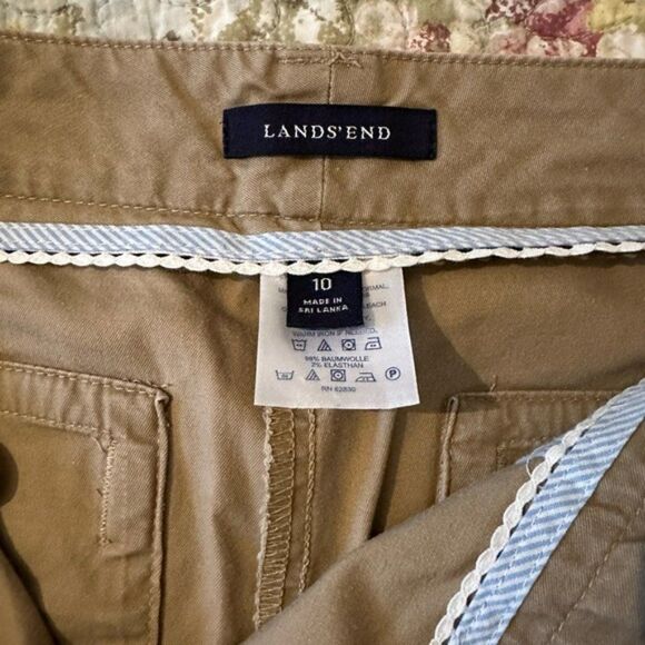 Lands End Khaki Shorts - Picture 3 of 4